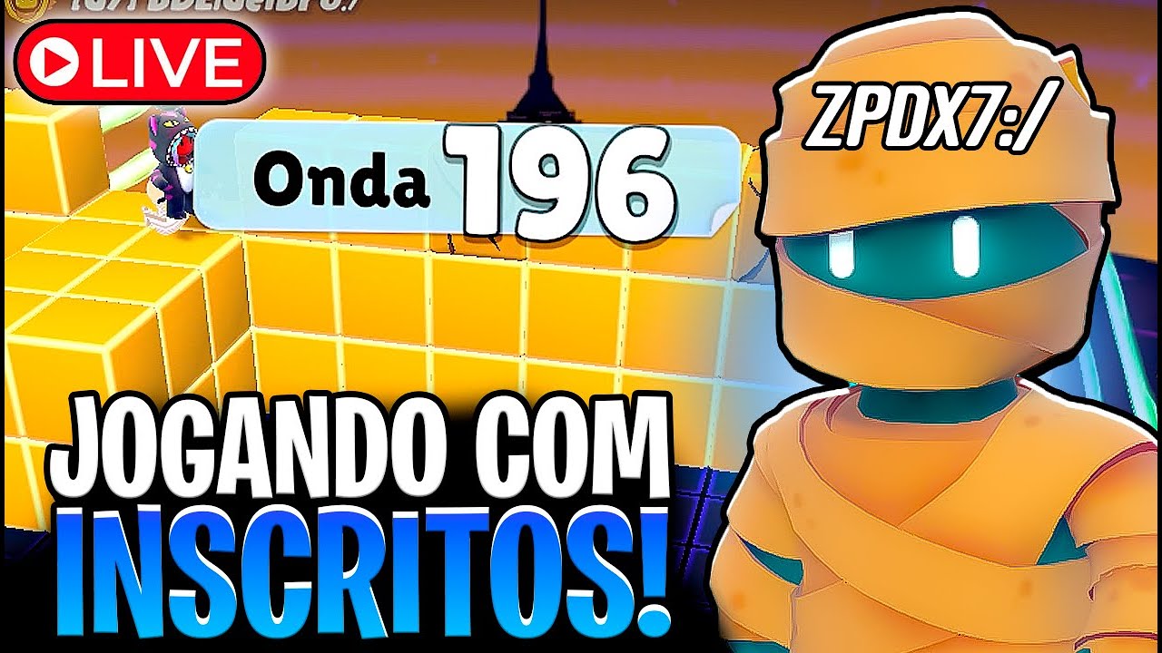 live on bde com os inscritos rumo as 1000 ondas