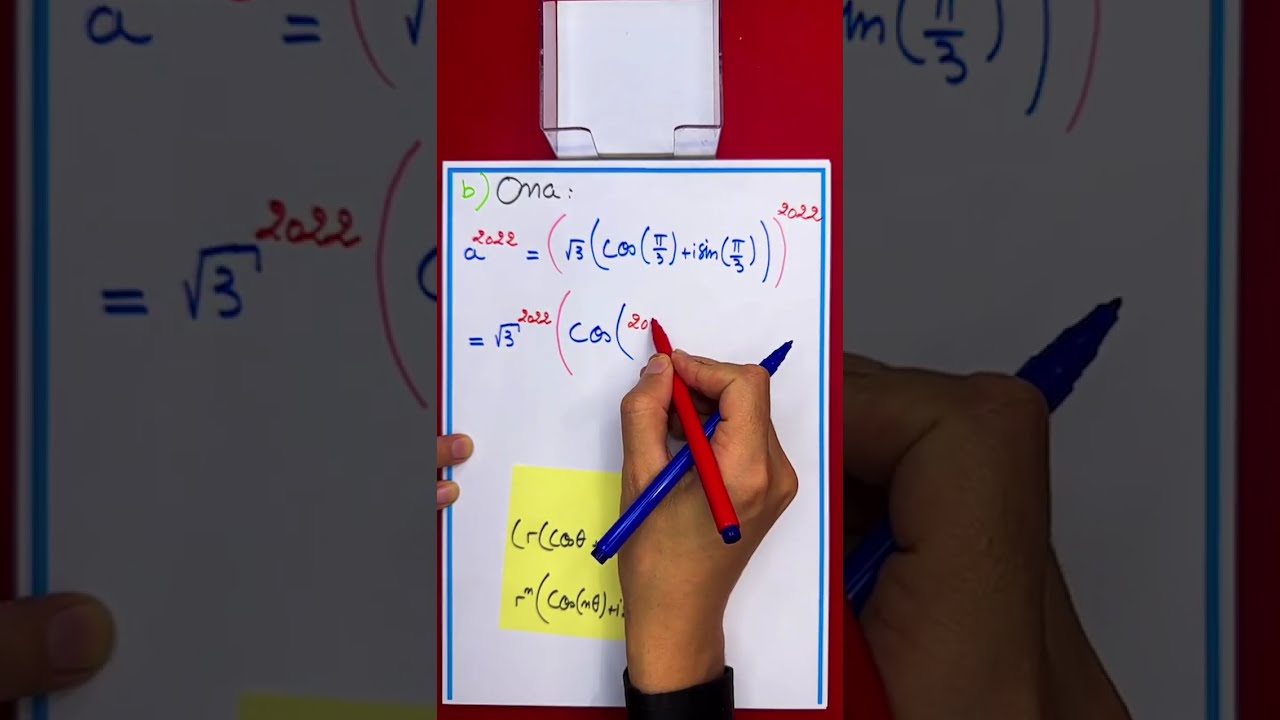 حصة مباشرة #93 :  Nombres complexes  | تمرين رائع جدا Correction d'un exercice