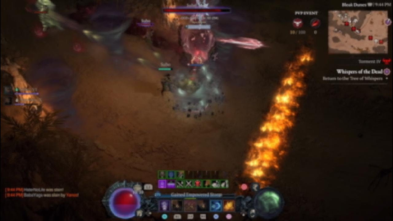 diablo season 6 pvp druid vs pro players