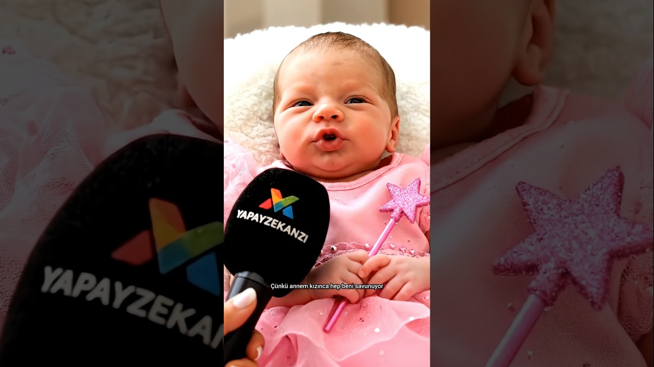 Minik bebekten teyzesine &ouml;vg&uuml; #ai #aibaby #bebek #bebekvideoları #komedi #komik #keşfet #shorts