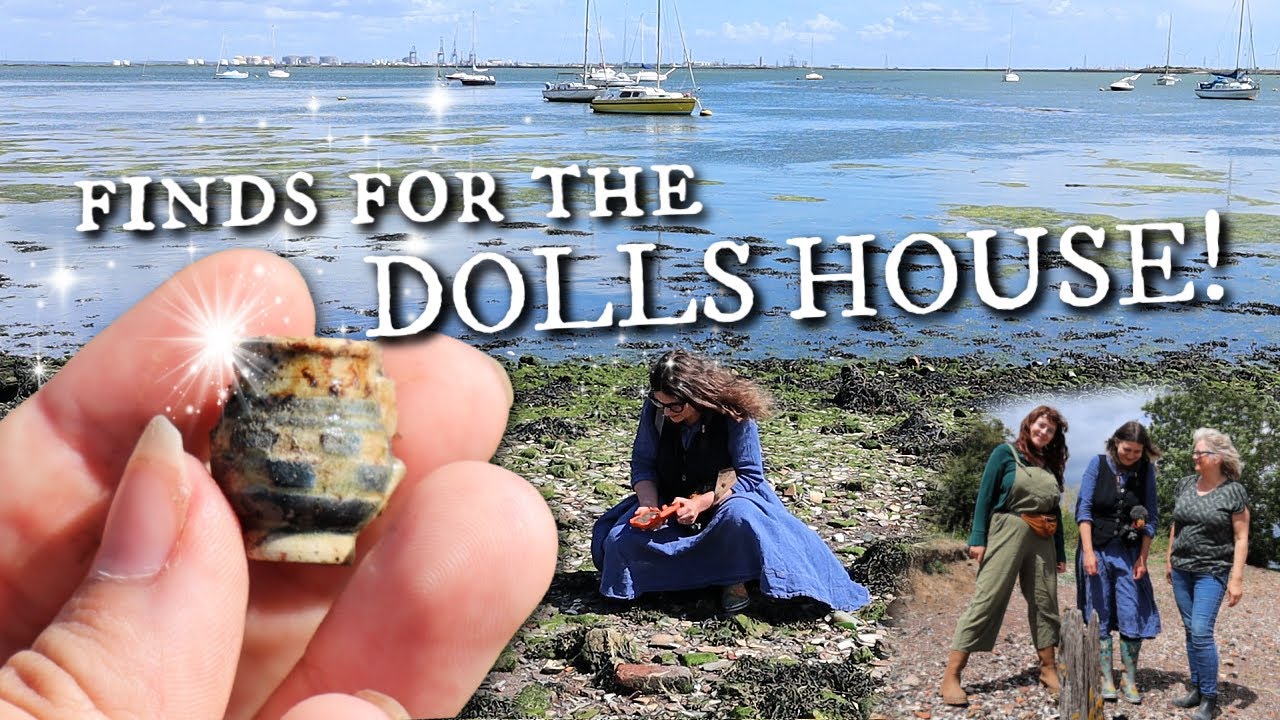 Mudlarking Dolls House Extravaganza With A Special Guest + Rebuild Craft!