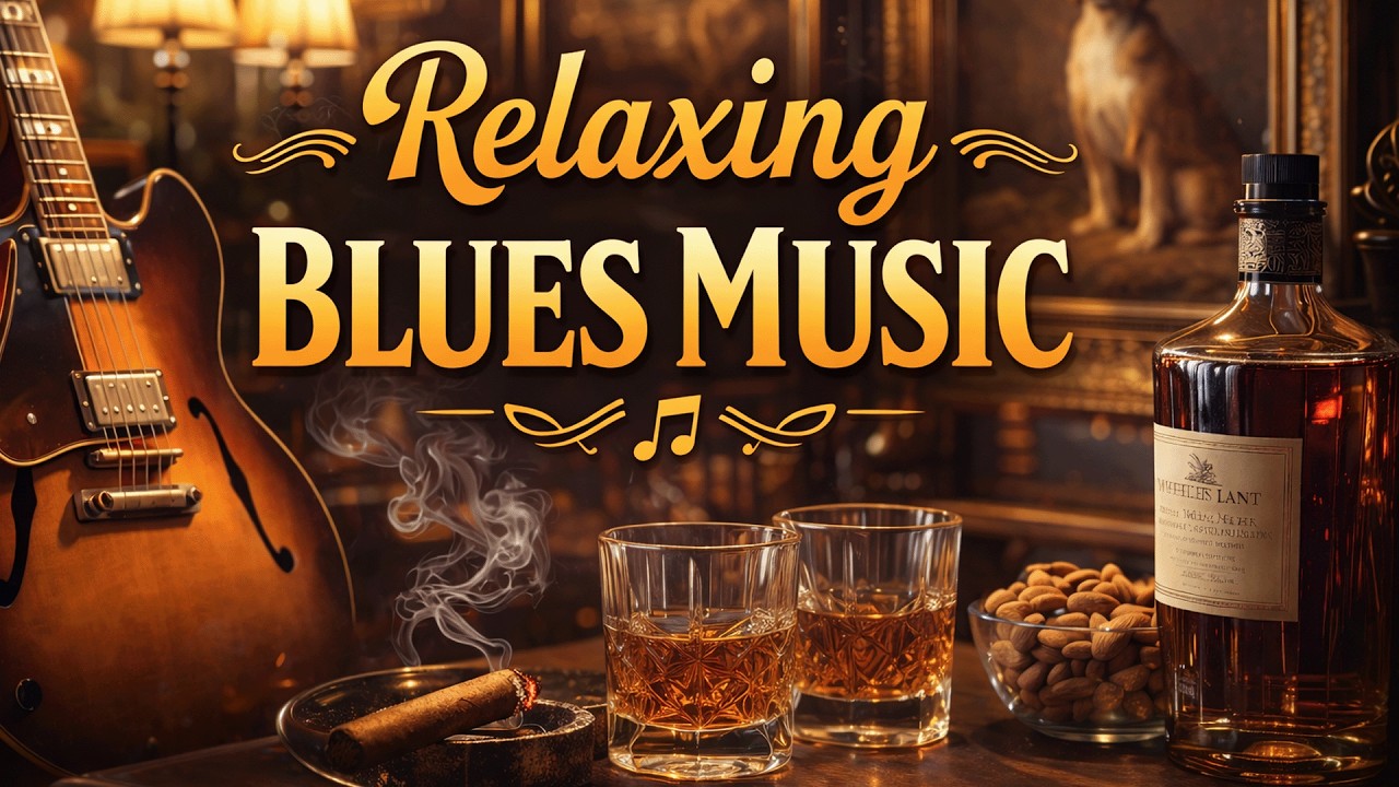 Smoky Blues Tunes & Whiskey 🚬 Classic Relaxing Radio | Slow Smooth Music