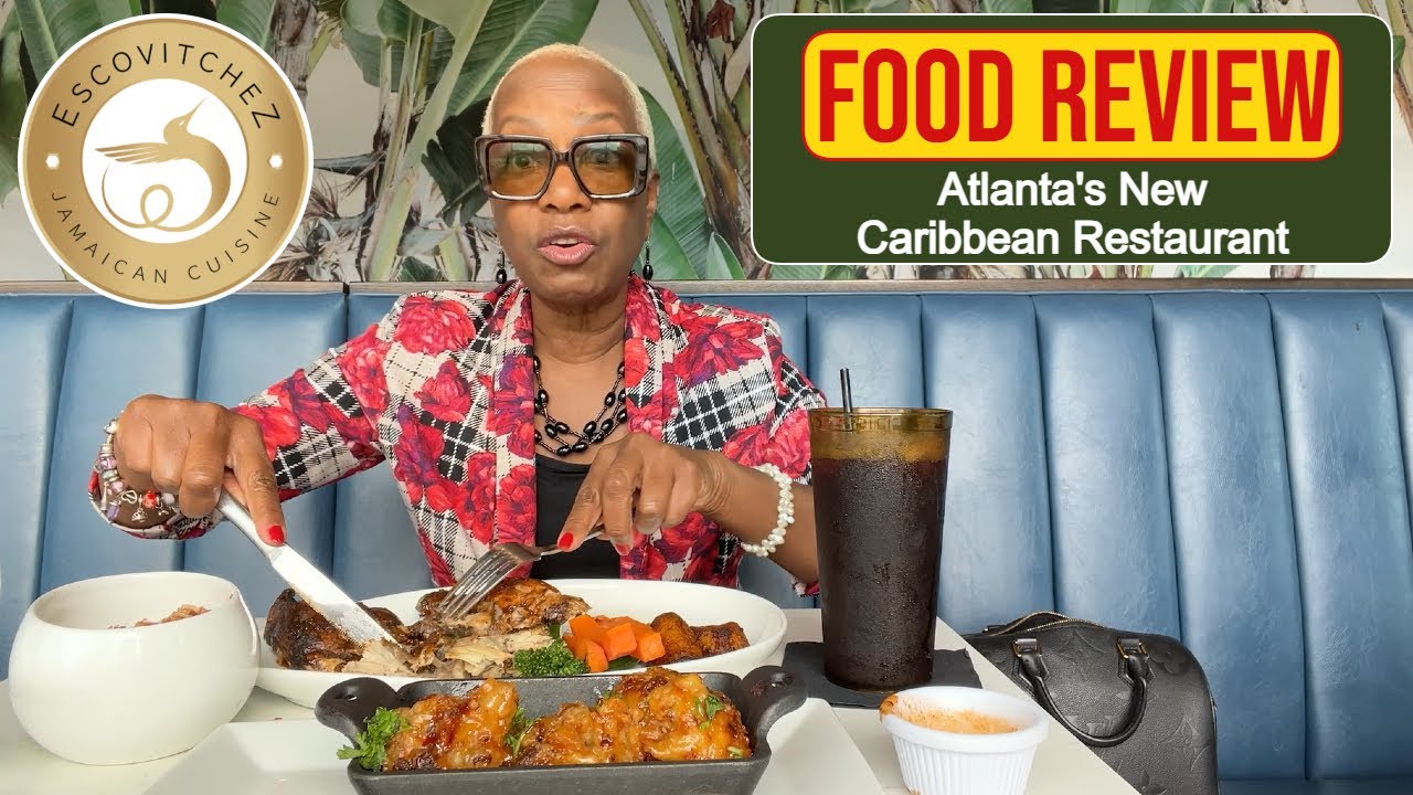 Гастрономический тур по Атланте | Ресторан ямайской кухни и комедийный клуб ESCOVITCHEZ | Обзор еды!