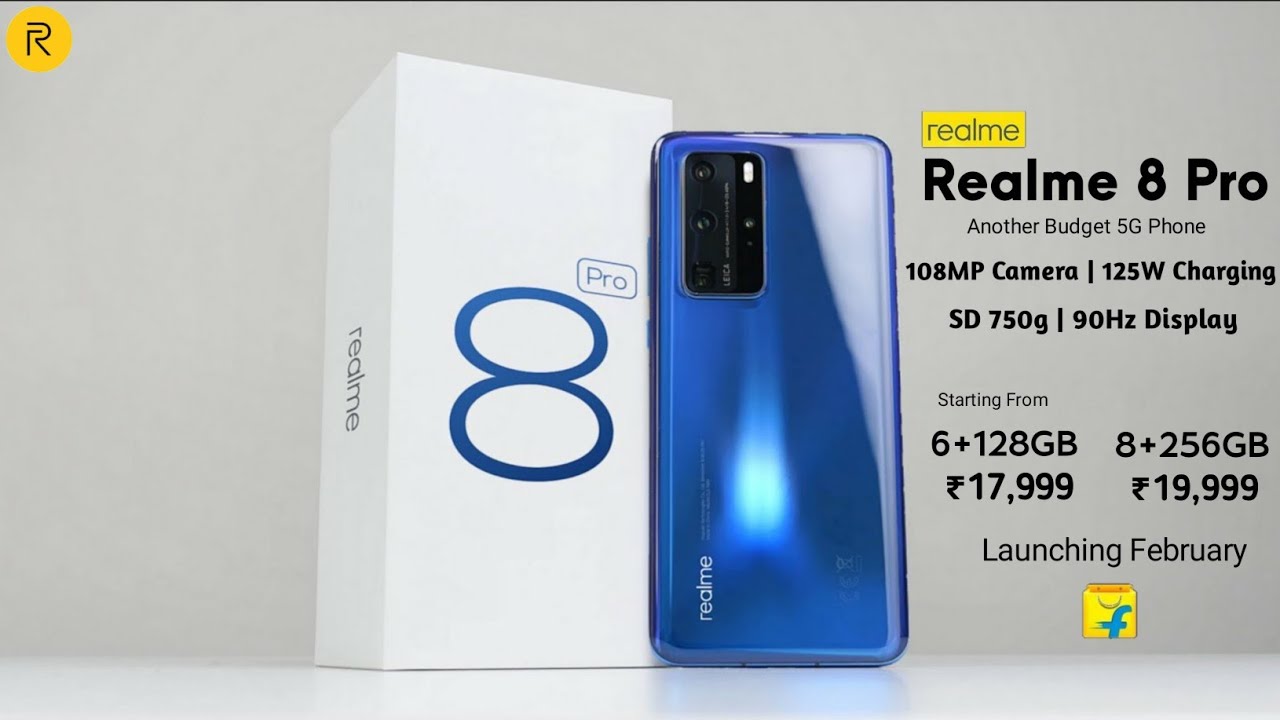 Realme 8 Pro - 108MP Camera, 5G, 120Hz Display, 125W Charge | Unboxing, Launch date & Price in India