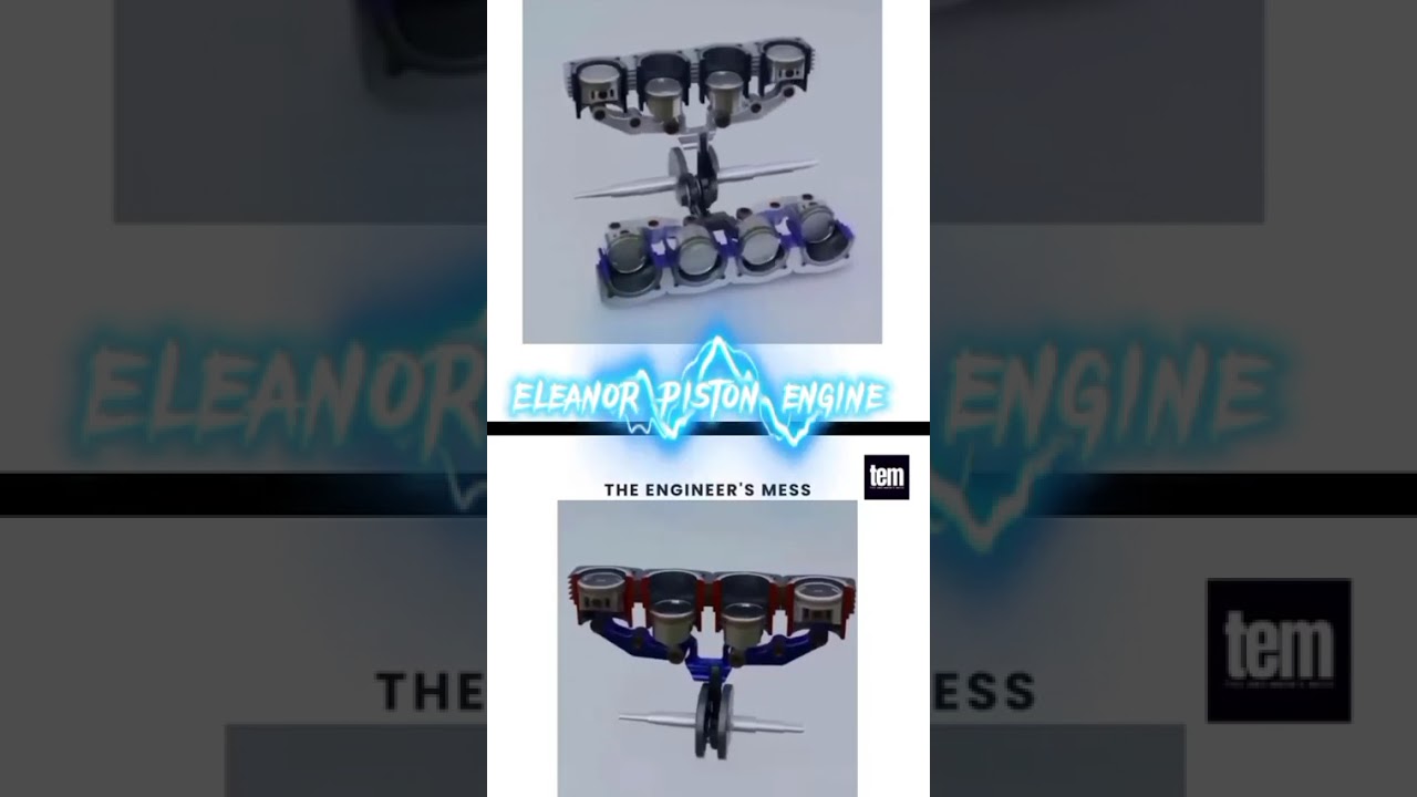 Eleanor Piston Engine Explained | Revolutionary Engine Design Animation