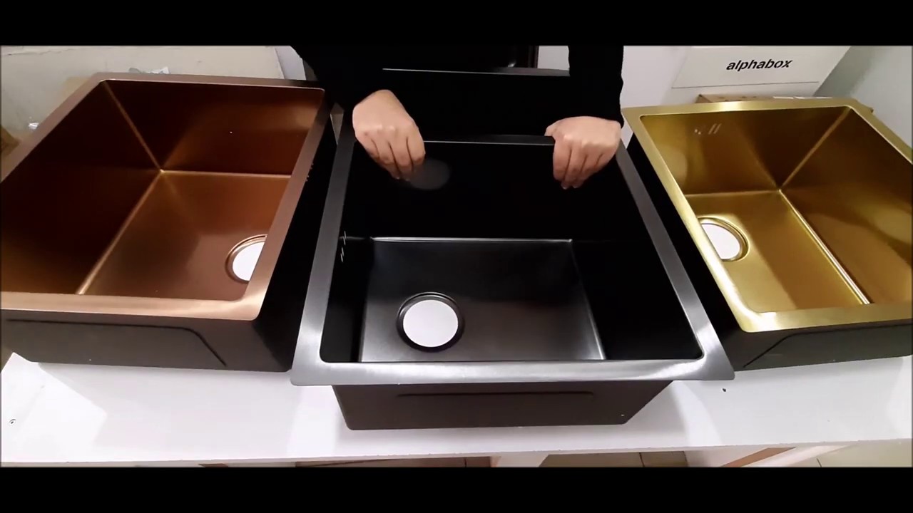 100  YIL bozulmayan, çizilmeyen ve SARI, SİYAH, ANTİK BAKIR renk seçenekleri olan İNANILMAZ evyeler!