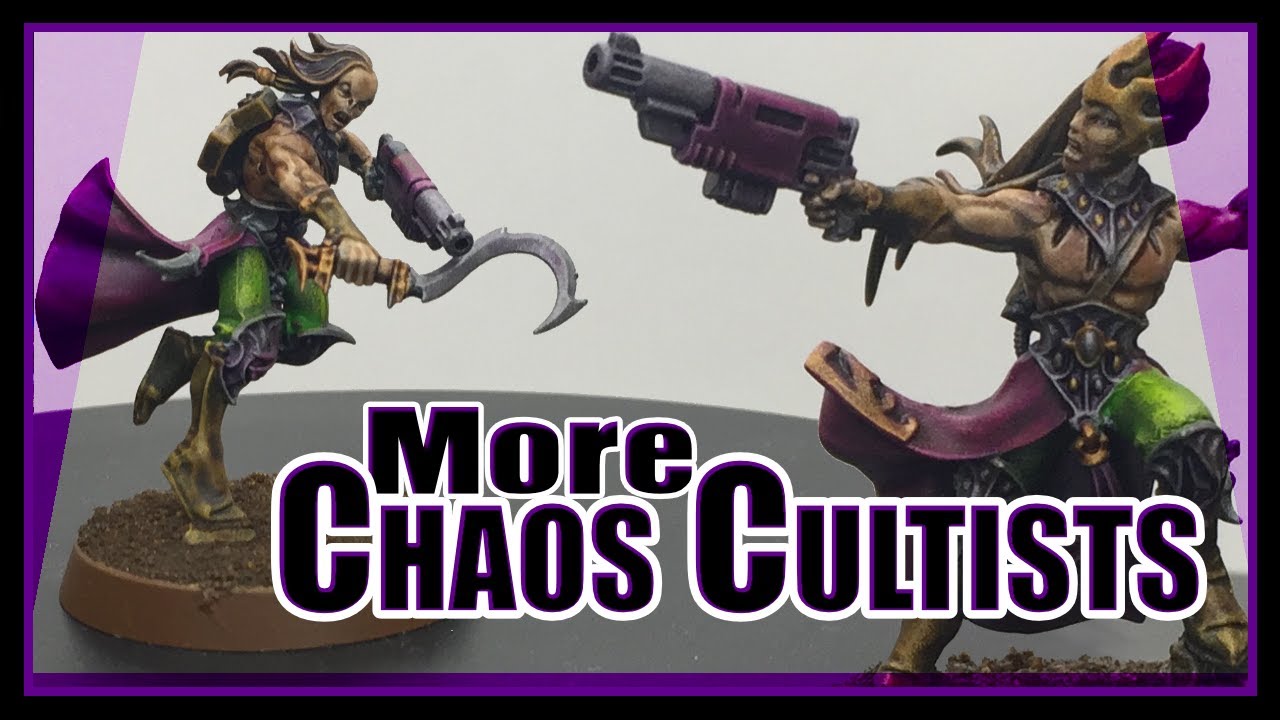 Kitbash: yet more Chaos Cultists!