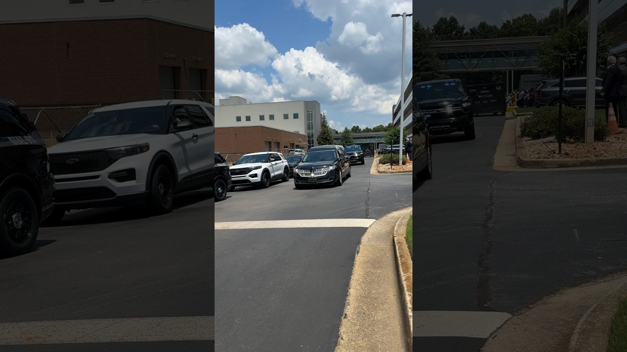 Police Escort for Carrollton Police Department Officer Dustin Krish