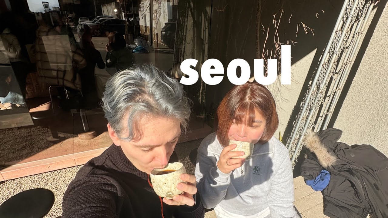 Seoul Vlog | Blood sausage soup | Café recommendation | Winter snack