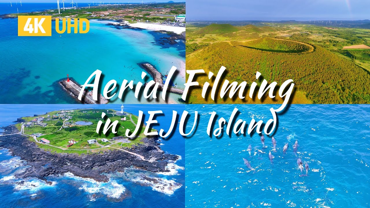 [4K] 화면 속 작은 여행, 드론 영상 | The Most Beautiful Volcanic Island in the World, Jeju Island