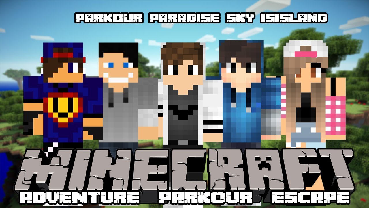 Minecraft Parkour Paradise Sky Islands: Lecę Bo Chcę [1/3] w/ GamerSpace