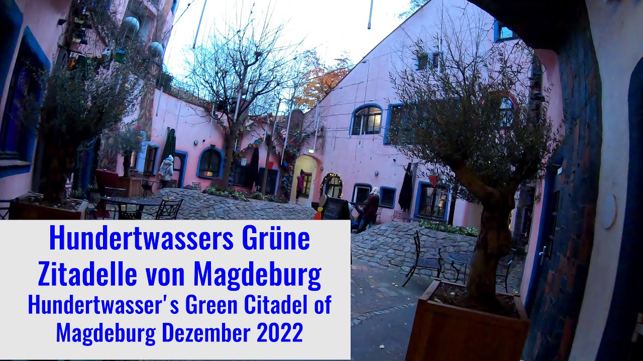 Hundertwasserhaus Grüne Zitadelle von Magdeburg /Hundertwasser House Green Citadel Magdeburg Germany