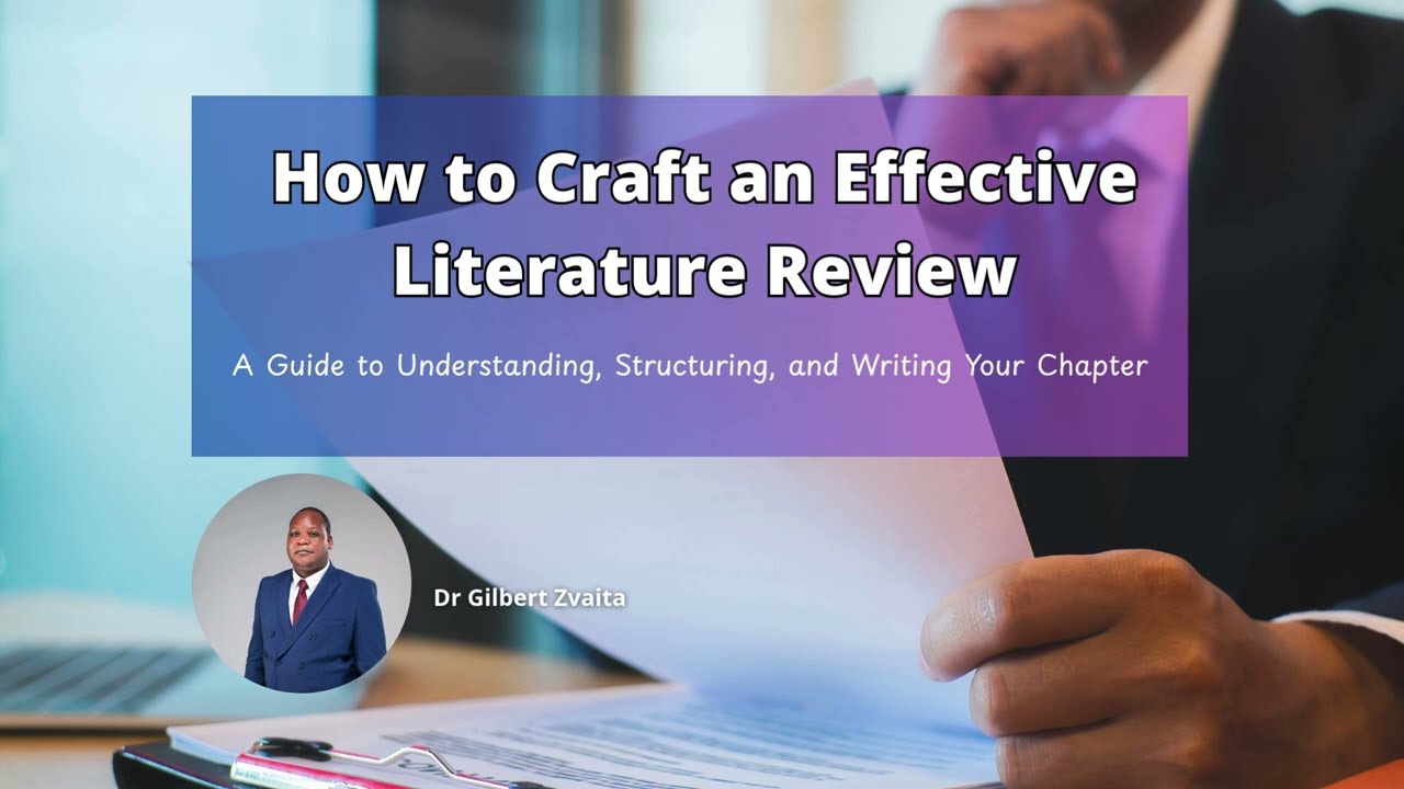 How to Craft an Effective  Literature Review