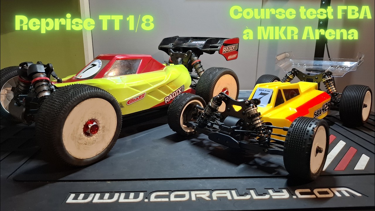 Bilan du week-end reprise du TT 1/8 et course d'essais de la fédération à MKR Arena