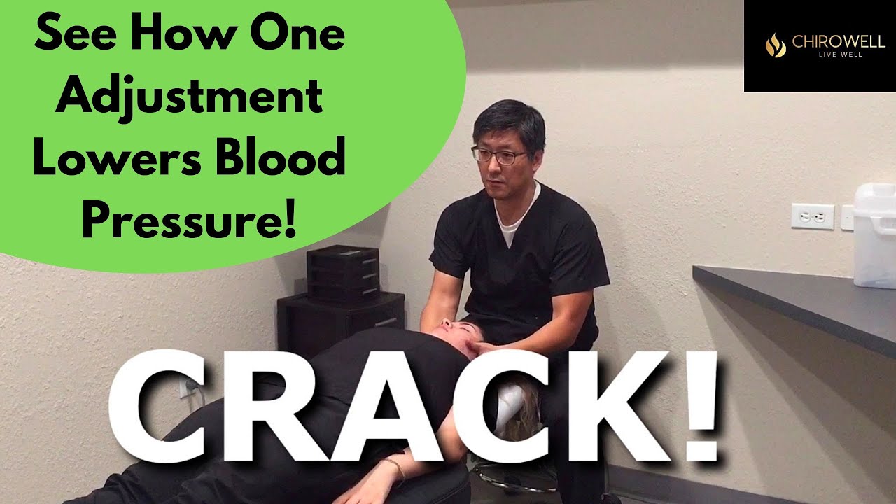 See how one adjustment lowers Blood Pressure!