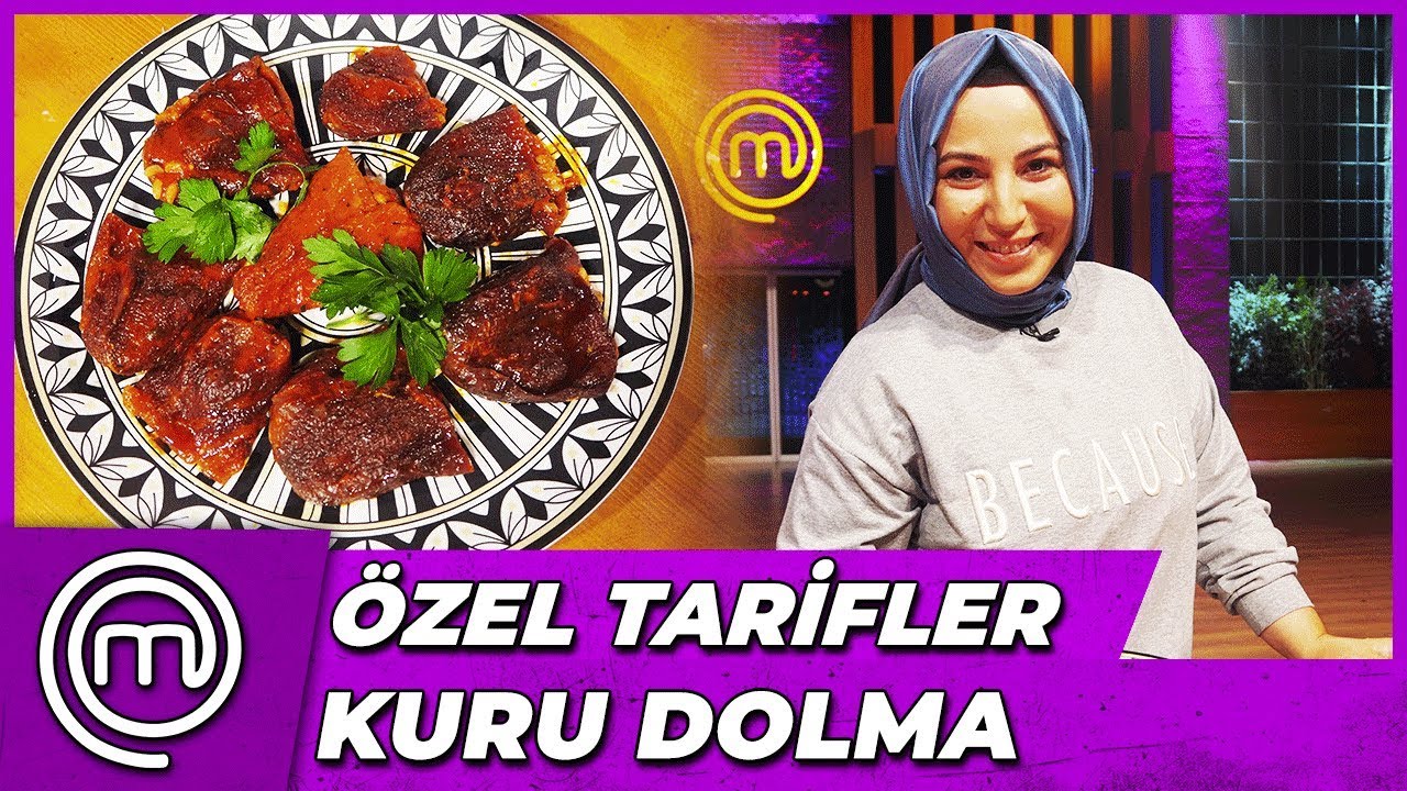 Eda'dan Zeytinyağlı Kuru Dolma Tarifi | MasterChef Türkiye