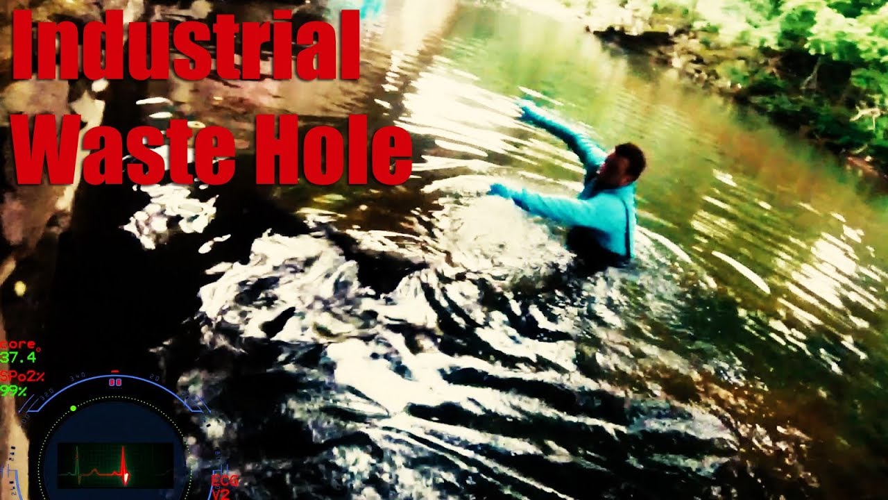POV Urban Exploration HUD | Industrial Waste Hole Incident | Was Close Call