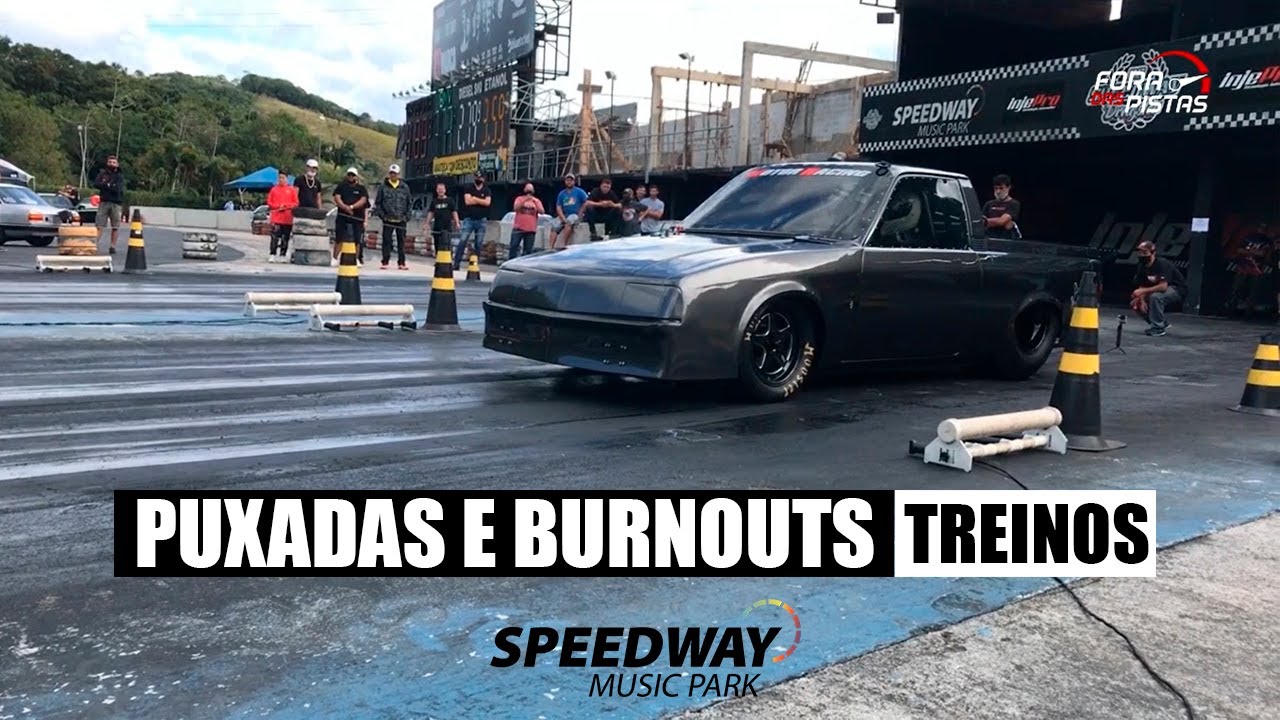 BURNOUTS e PUXADAS: Treinos no Speedway Music Park