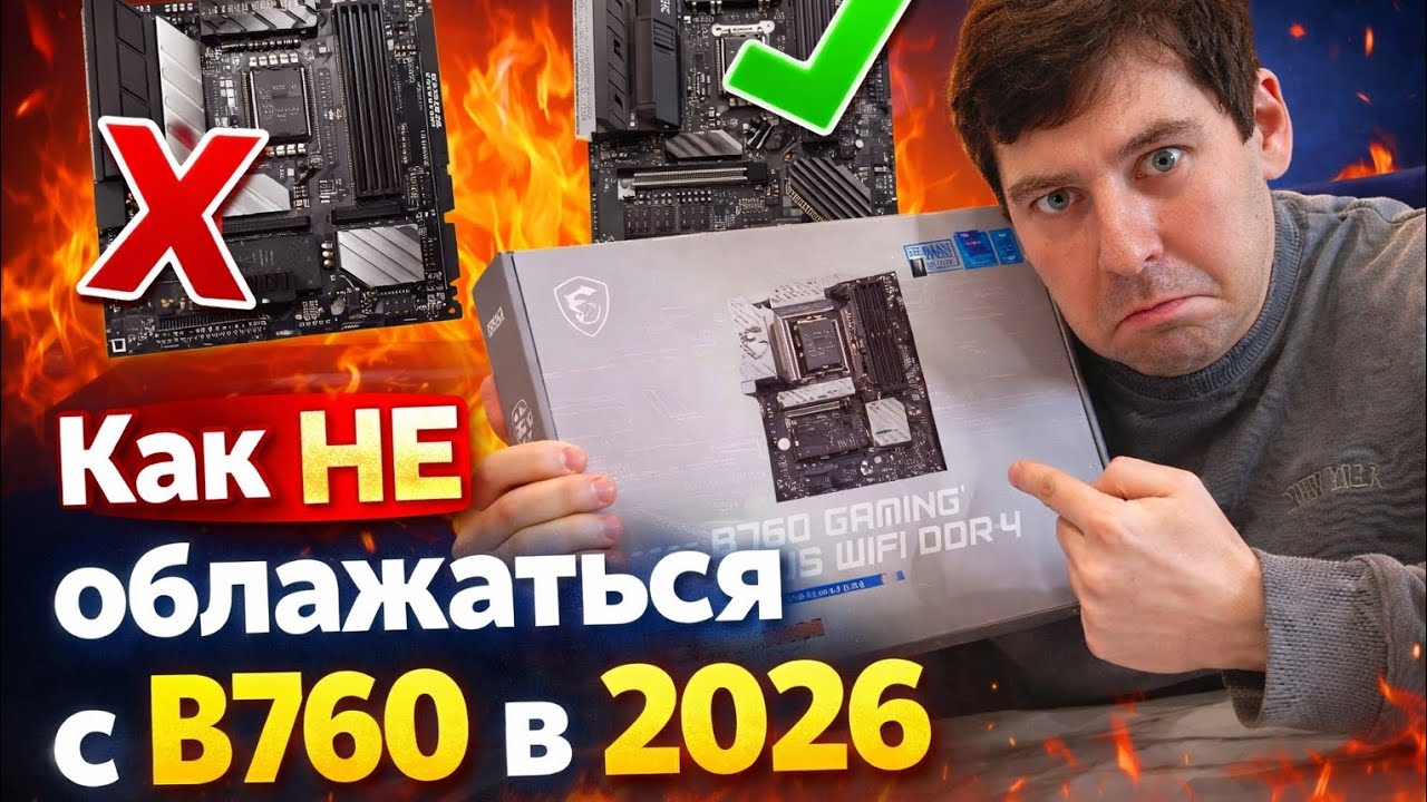 Как НЕ облажаться с выбором платы на B760 в 2026 ?
