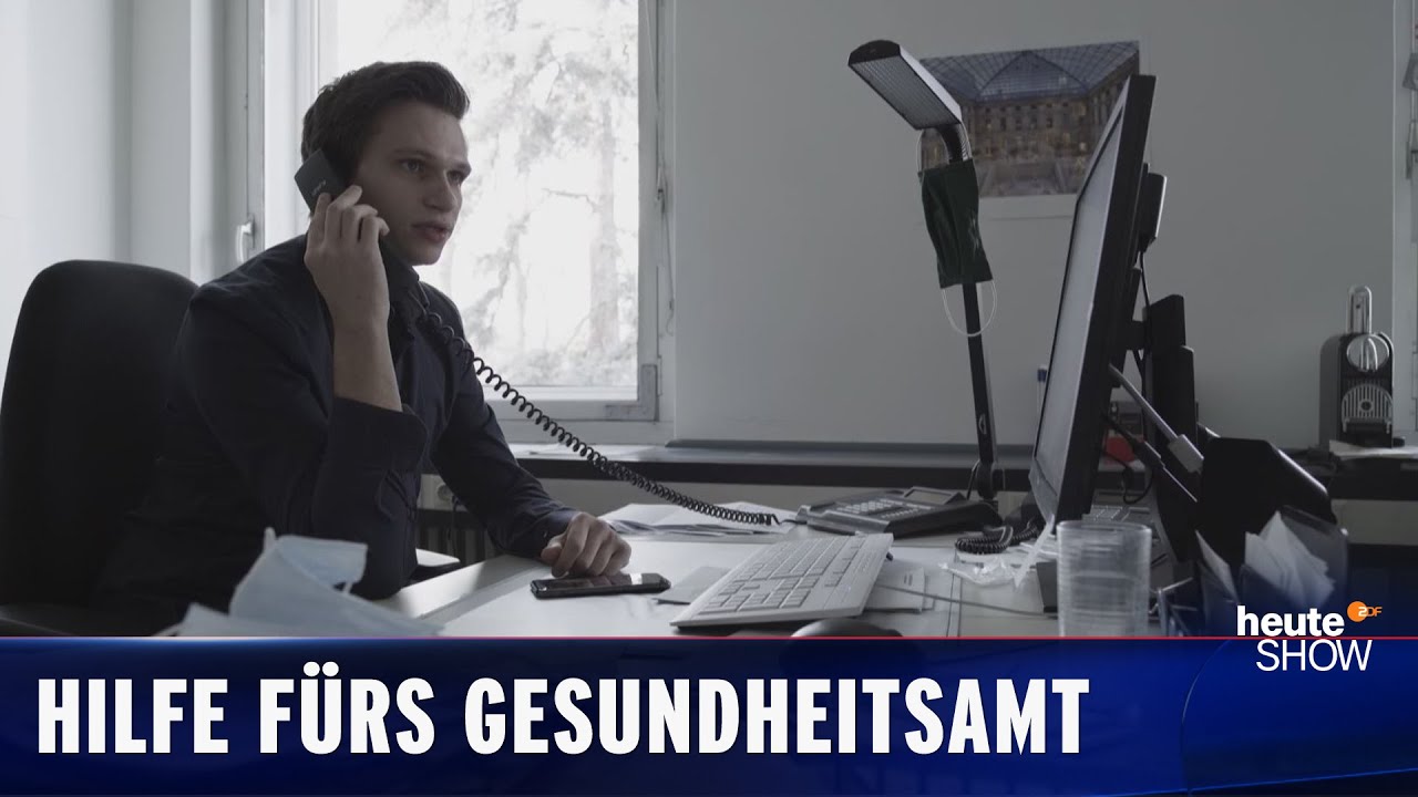 &Uuml;berlastete Gesundheits&auml;mter: Jetzt packt Fabian K&ouml;ster mit an! | heute-show vom 19.02.2021
