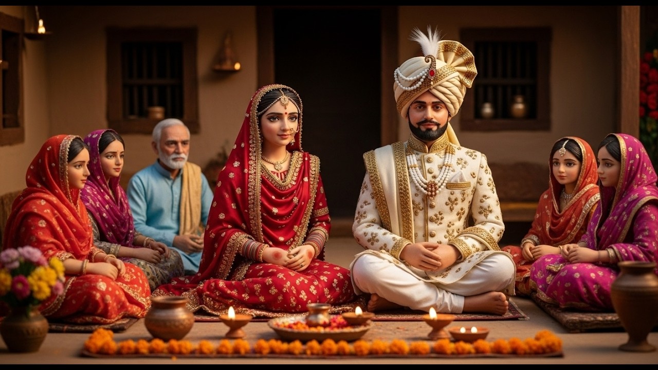 Punjab Da Wedding | Miniature Village Shaadi | Tiny World ASMR