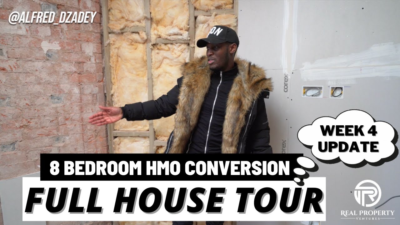 FULL HOUSE TOUR | 8 BEDROOM HMO | UK HOUSE TOUR 2020 |  WEEK 4 UPDATE | REAL PROPERTY VENTURES