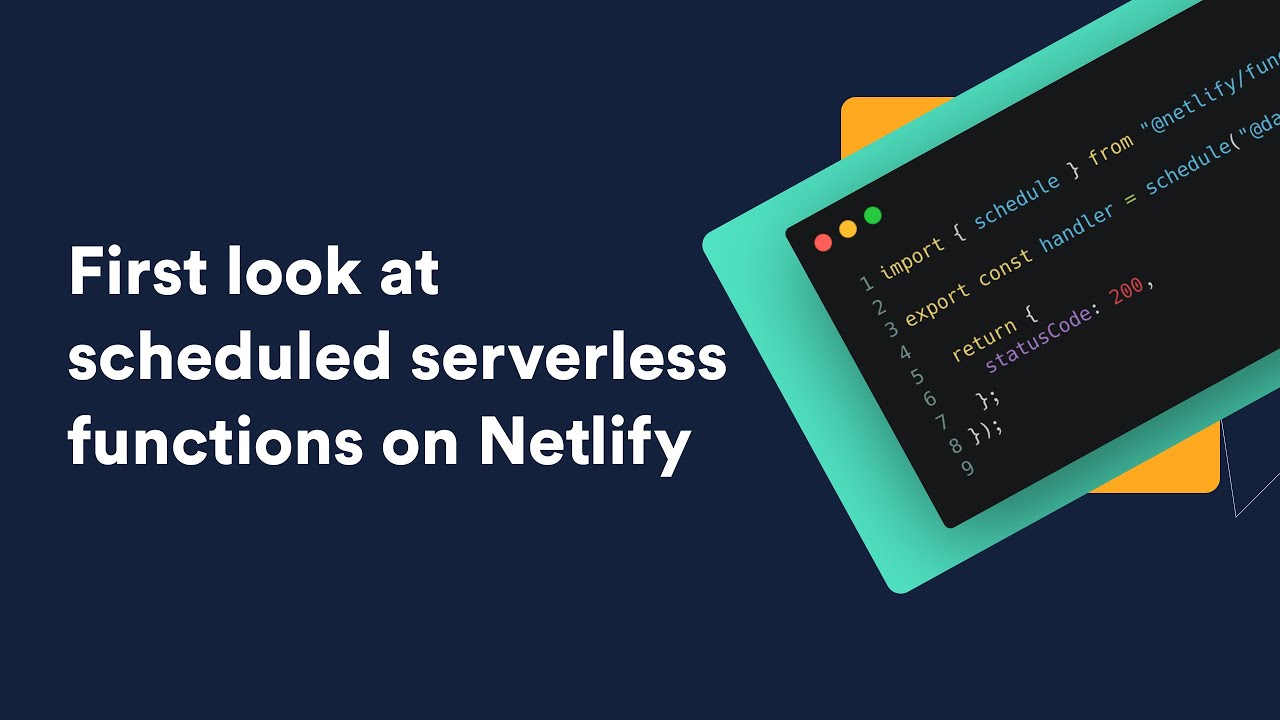 First look at Scheduled Serverless Functions (Cron Jobs) on Netlify
