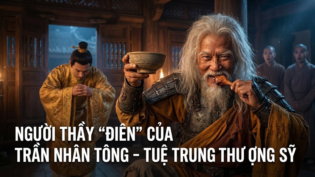 SỰ THẬT Về "Người Thầy Điên" Đứng Sau Phật Hoàng Trần Nhân Tông: Tuệ Trung Thượng Sĩ