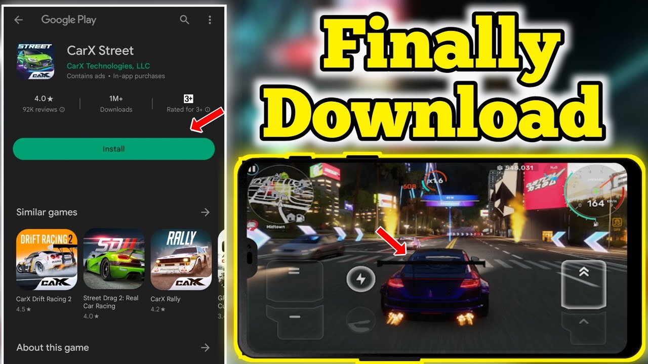 How to Download Carx Street on Android | Carx Street Mobile Download | Carx Street Android
