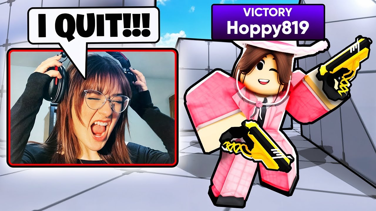TROLLING My Little Sister Until She RAGE QUITS!!! (Roblox Rivals)