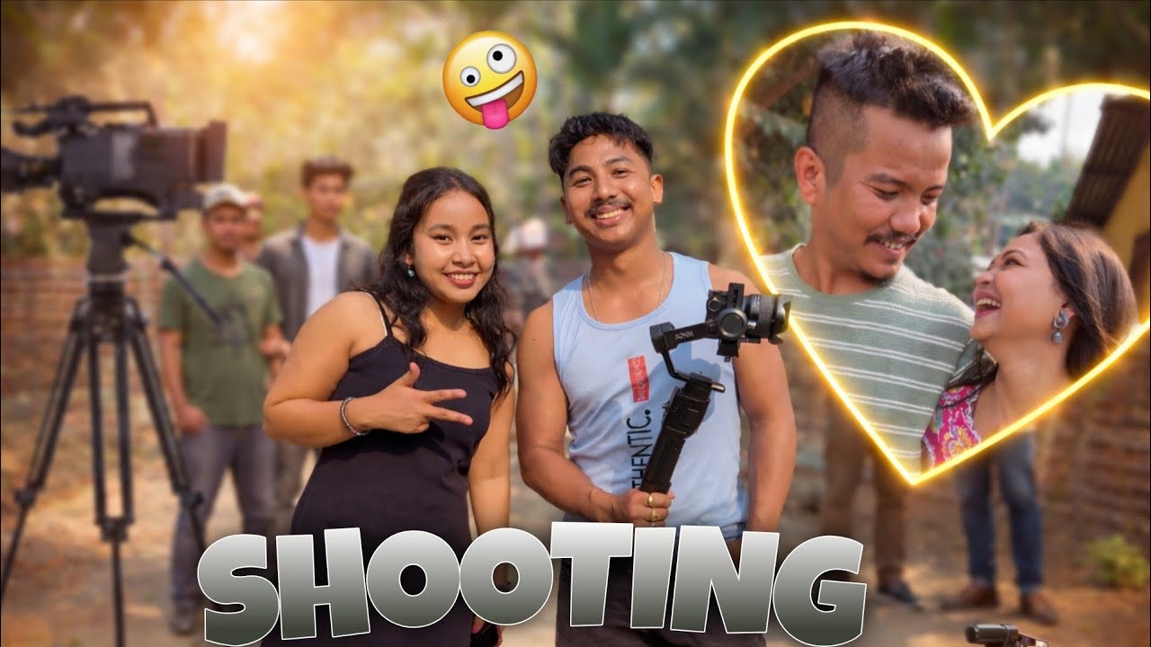 Nutan Ganor Shooting Koribo Ahilu 😅 Moi Ses Aji🤭 🤣 @AjayBoro28 