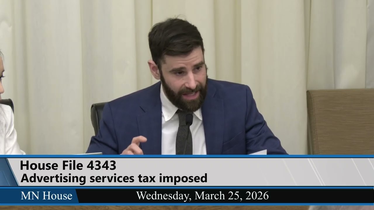 Taxing digital ads 3/25/26