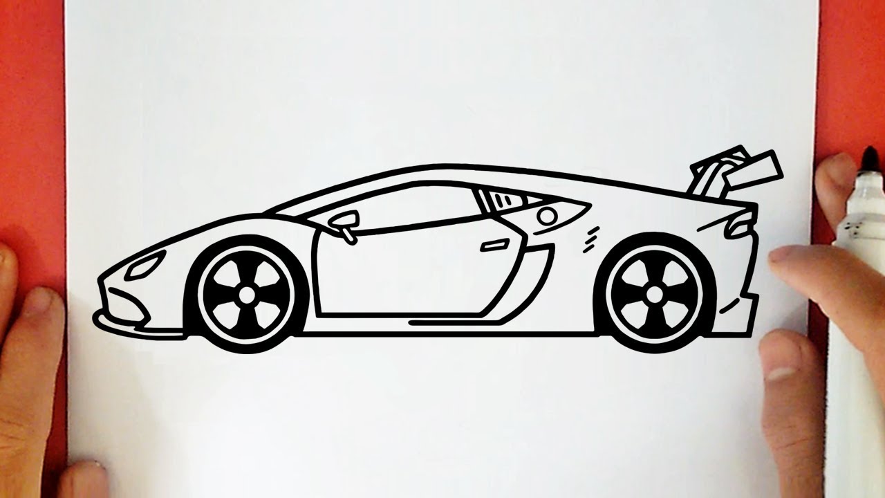 COME DISEGNARE UNA MACCHINA LAMBORGHINI