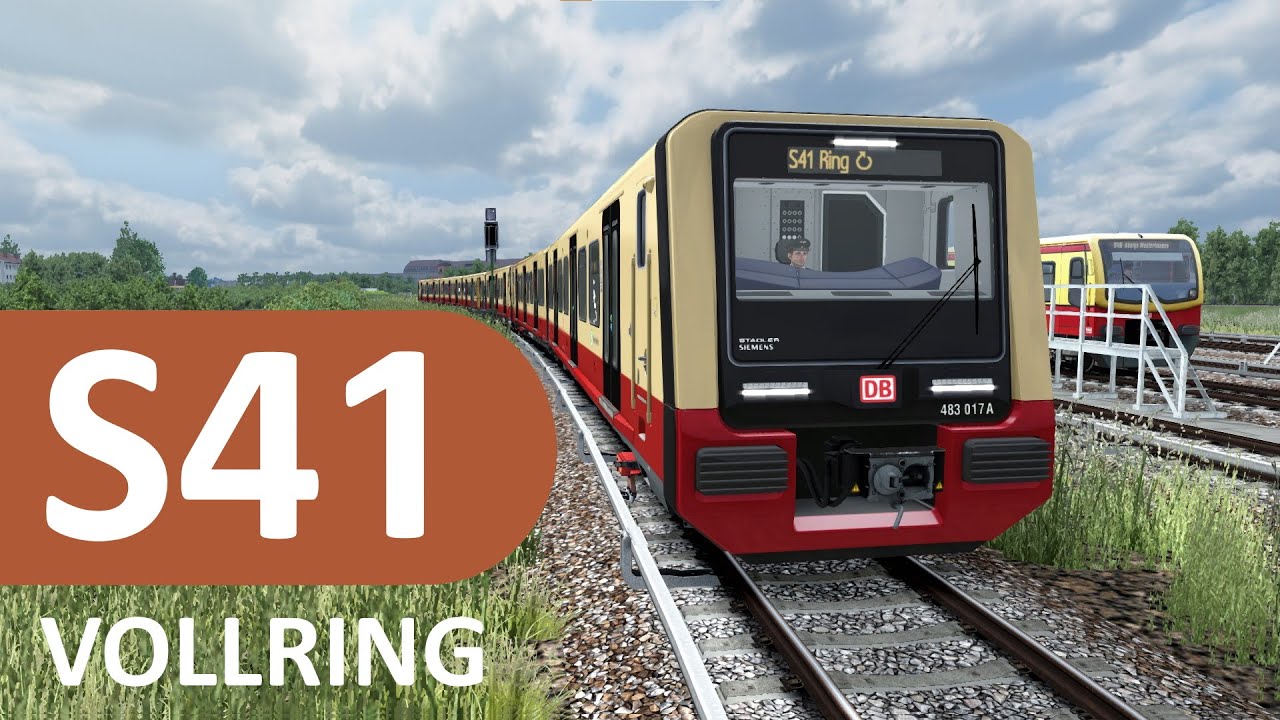 Train Simulator - S-Bahn Berlin - S41 Ringbahn - VOLLRING - BR483 - mit Ansagen - unkommentiert