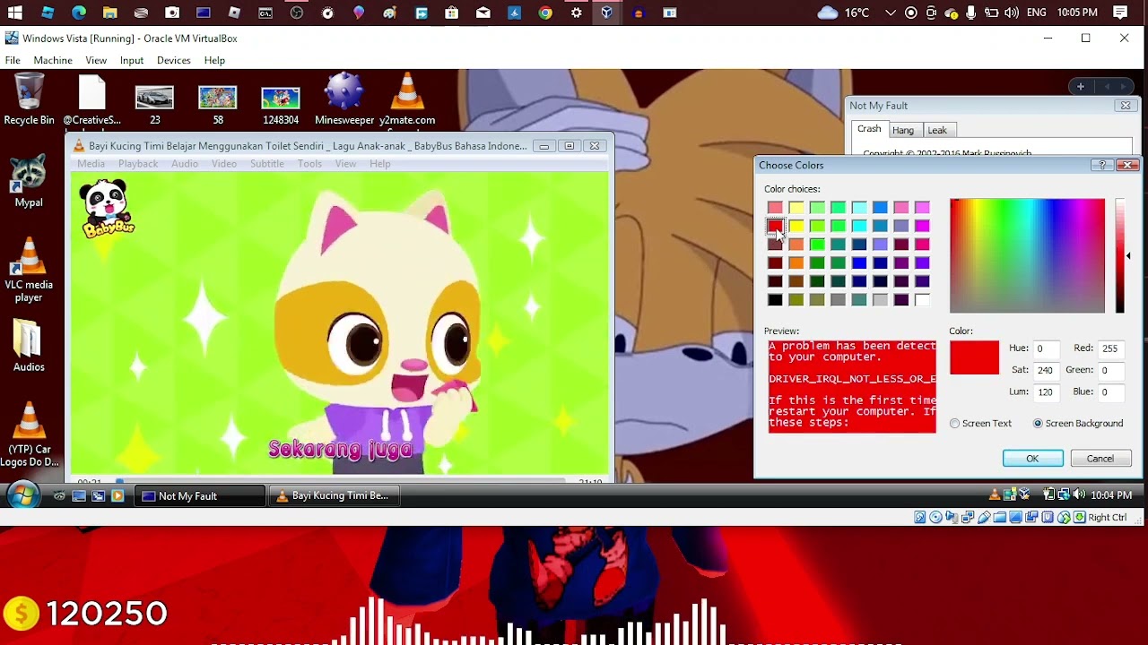 Babybus Has RSOD VM (Windows Vista x64)