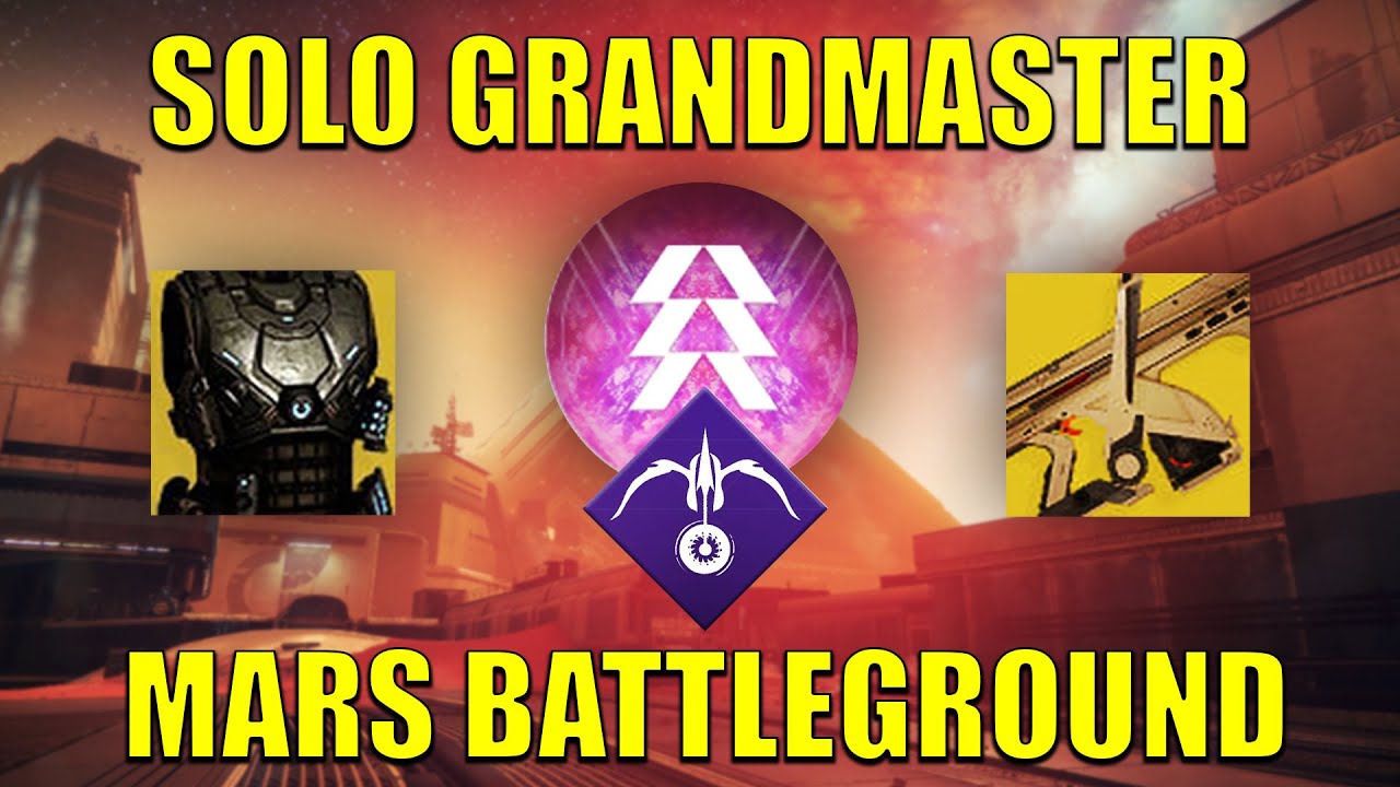 Solo Heist BG: Mars Grandmaster Nightfall - Prismatic Hunter (Platinum, 18:00) [Destiny 2]