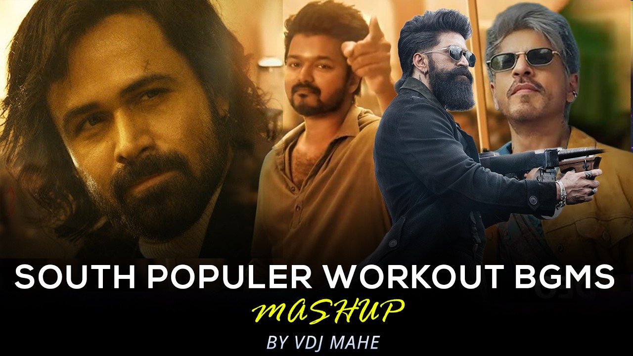 South Populer Workout BGMs Mashup | Anirudh Ravichander by DJ DALAL LONDON & VDJ Mahe