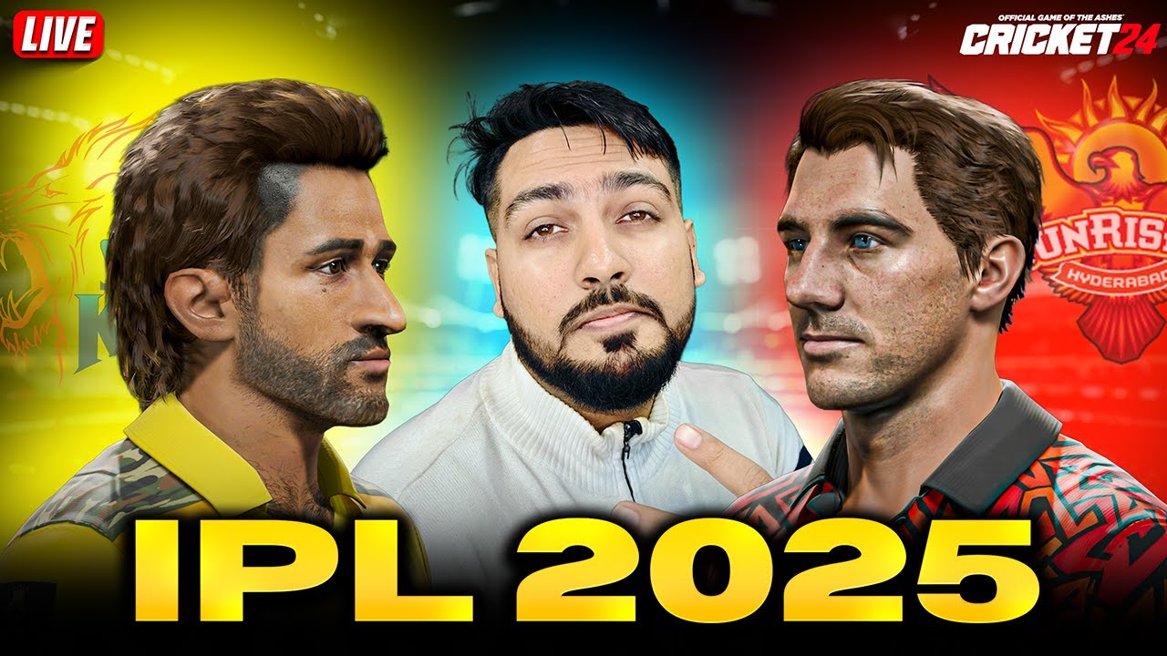 Lowest Team Total Ever in IPL 2025? 😱 IPL 2025 CSK vs SRH Match | Cricket 24 Live | RtxVivek