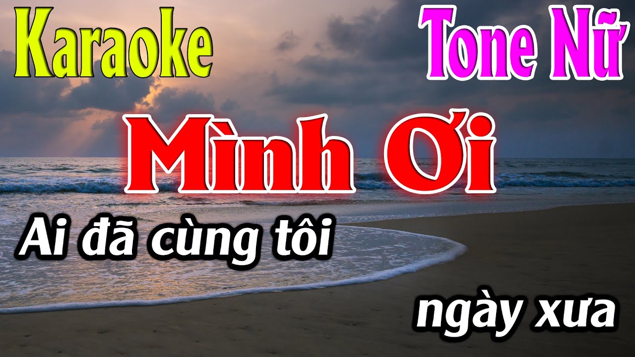 Mình Ơi Karaoke Tone Nữ Karaoke Lâm Organ - Beat Mới