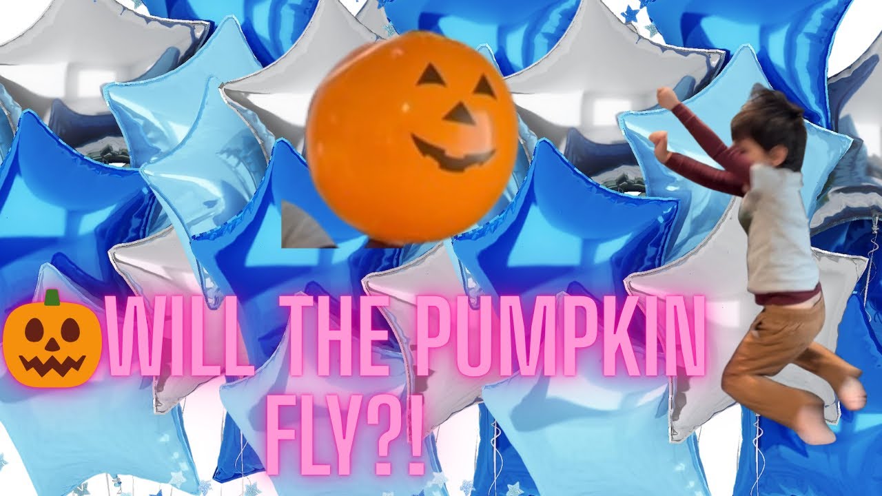 🎃 How Many Balloons Does It Take to Float a Pumpkin Ball?