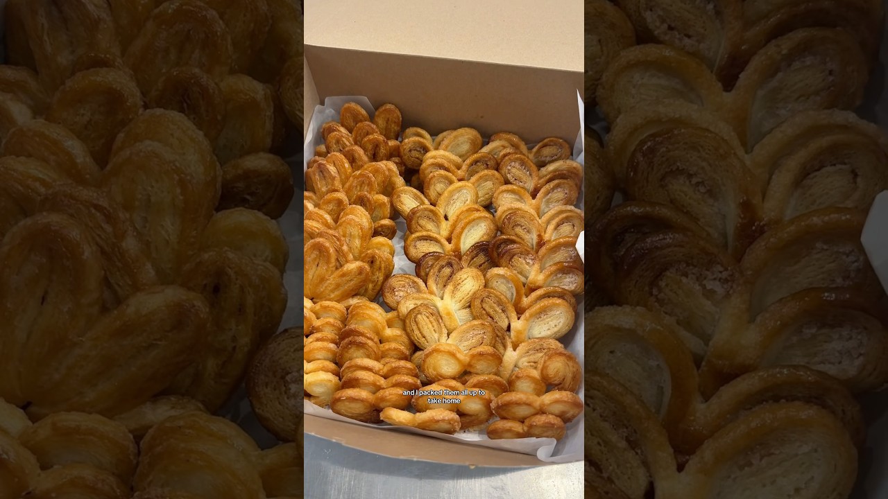 these palmier are too cute 🥰 #culinaryschool #nyc