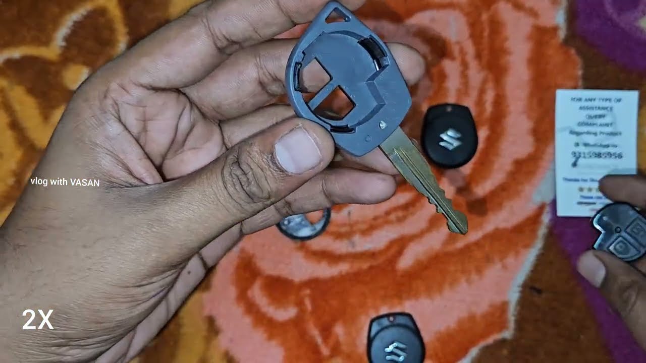 Wagon R  | New remote key fob change |Immobilizer warning show | UHD 60 fps #wagonr 