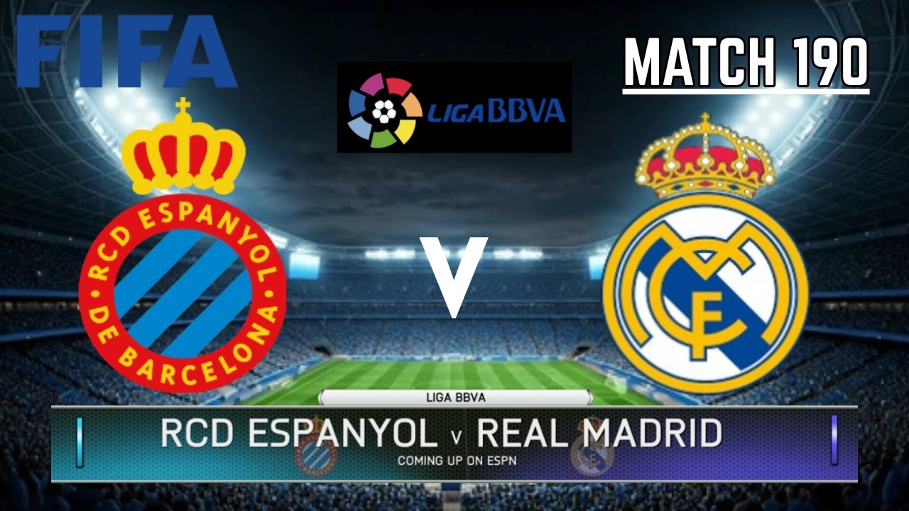 RCD ESPANYOL VS REAL MADRID - La Liga / Liga BBVA 2025-2026 | Match 190 | FIFA 14
