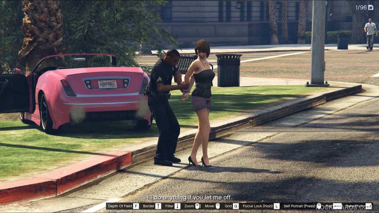 Police arrested the actress Poppy Mitchell — GTA 5