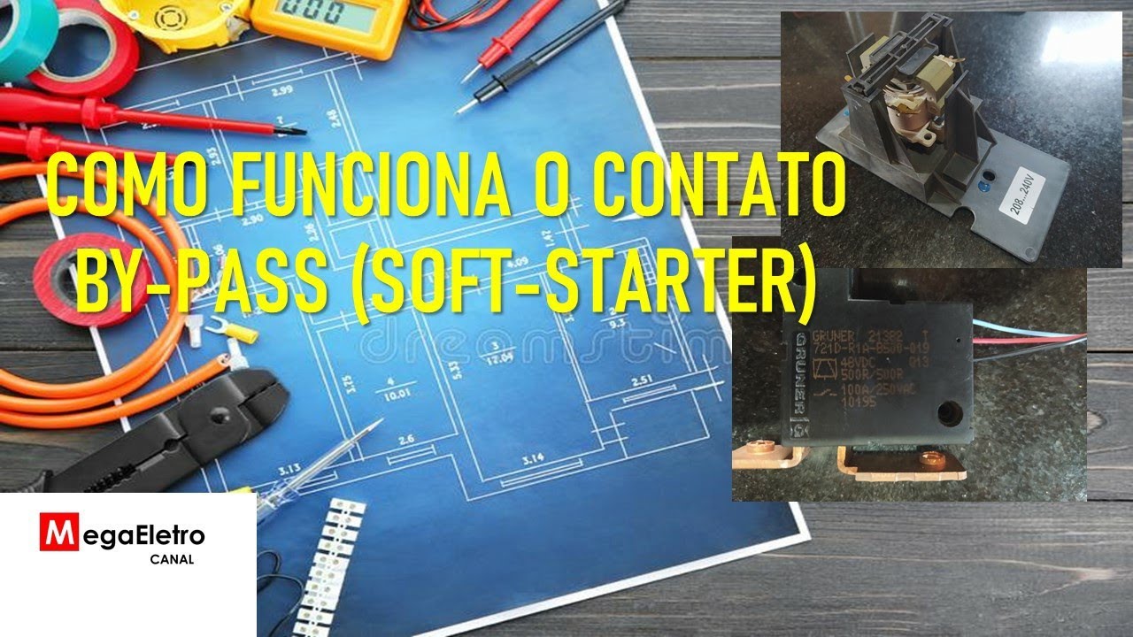 Como funciona o contato by-pass? (soft-starters)
