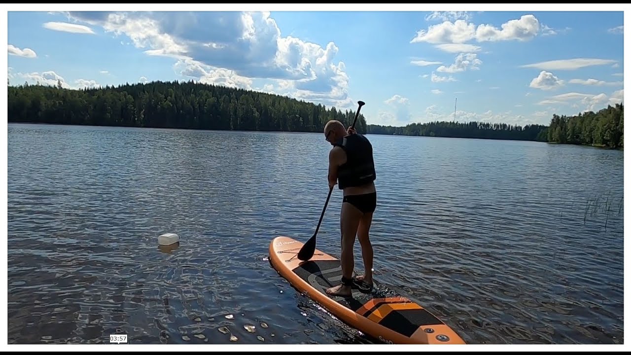 Ensimmäinen kerta SUP-laudalla