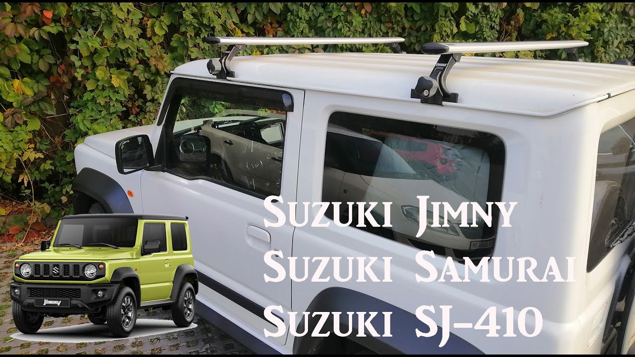 Roof rack Thule Suzuki Jimny  /Samurai/  SJ 410 Thule 9512+Thule WingBar Evo 7114