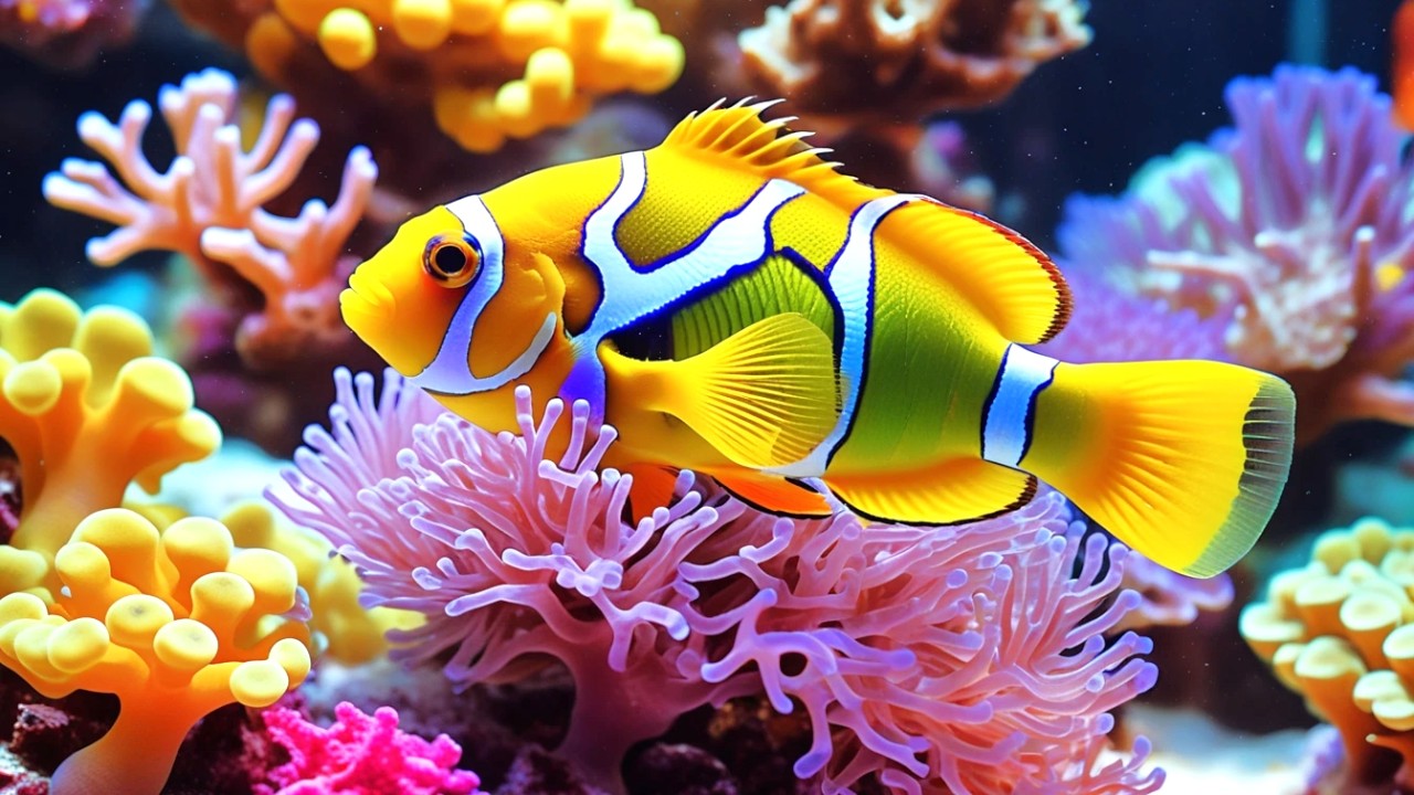 The Best 4K Aquarium - Dive Into The Mesmerizing Underwater Realm, Sea Jellyfish, Coral Reefs . #7