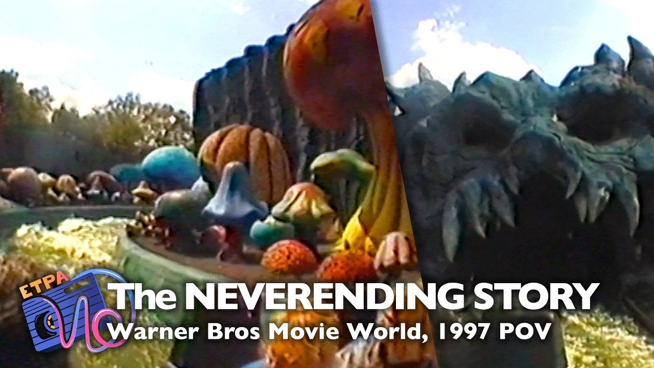 The NeverEnding Story (Die Unendliche Geschichte), Warner Bros Movie World Germany &ndash; 1997 Ride POV