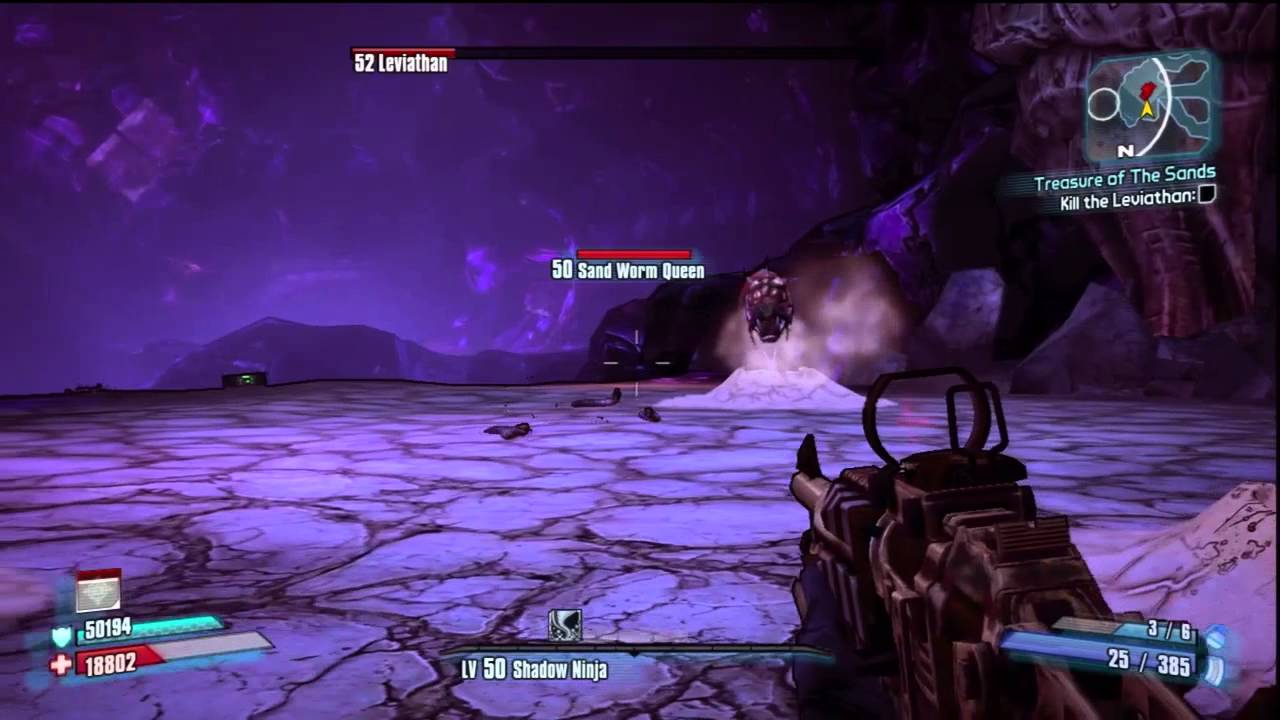 Borderlands 2 How to Kill Leviathan Easily - X Marks the Spot (Low Gear)